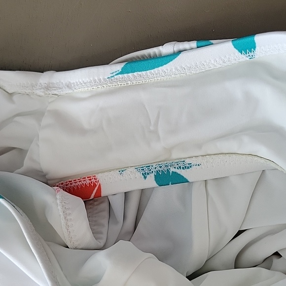 SALE ModCloth Siena Floral Front Tie Bust One Piece Cut Out Waist Swimsuit S - Picture 8 of 13